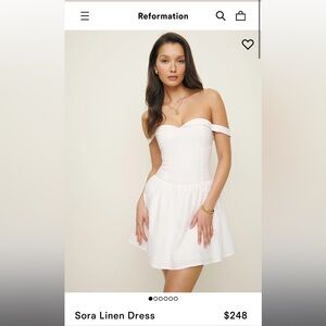 Reformation Sora Linen Dress